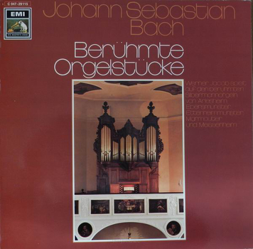 Johann Sebastian Bach - Werner Jacob ‎– Berühmte Orgelstücke