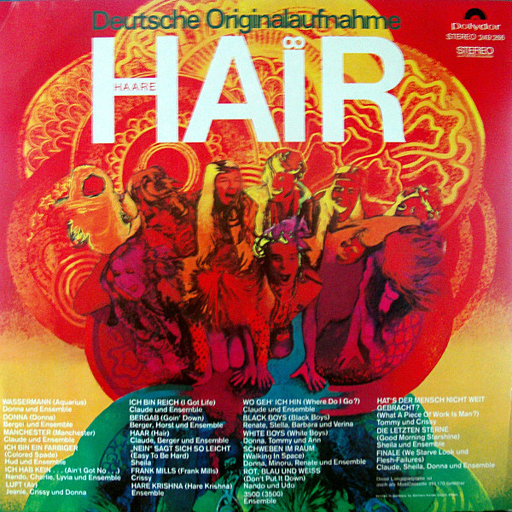 Ensemble Der Deutschsprachigen "Hair" Uraufführung ‎– Haare (Hair)