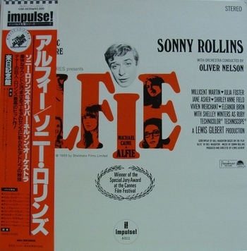 Sonny Rollins With Orchestra Conducted By Oliver Nelson ‎– Original Music From The Score "Alfie"