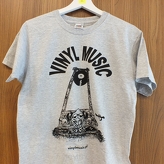 Koszulka T-shirt - vinylmusic (heather grey)